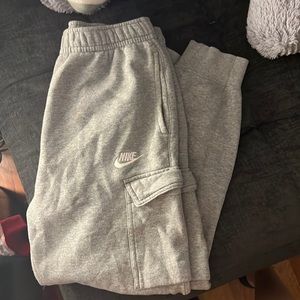 nike men’s grey sweats size small